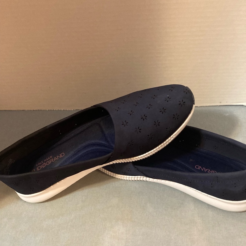 COLE HAAN  Sudiogrand  Perforated Slip on Sneakers